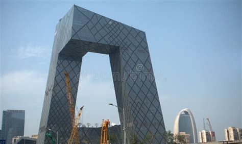 Cctv Building Beijing China Editorial Image Image Of Architect