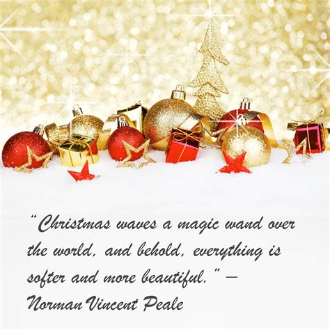 Christmas Waves A Magic Wand Over The World And Behold Everything Is Softer And More