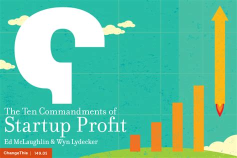 The Ten Commandments Of Startup Profit