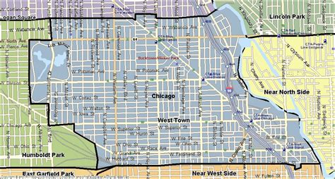 Chicago West Side Map