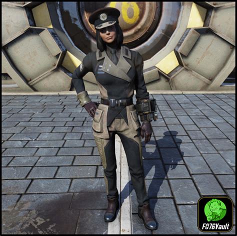 Enclave Officer Uniform And Hat Fallout 76 Pc