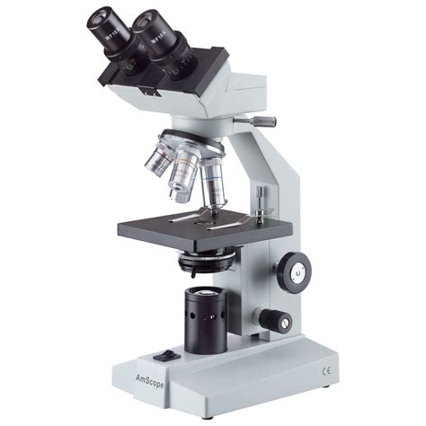 Amscope Binocular Biological Microscope 40x 2500x New
