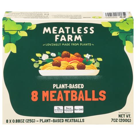 Save On Meatless Farm Plant Based Meatballs 8 Ct Order Online
