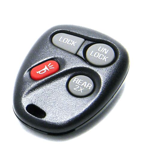 Keyless Entry Remote Key Fob Rear 2x 4 Button Anti Theft Interior