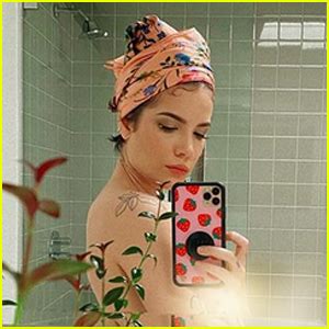 Halsey Looks Pretty In Shirtless Selfies While Self Isolating At Home