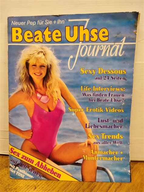 BEATE UHSE JOURNAL Katalog 1987 Sex Porno Dessous 120 Seiten Penthouse