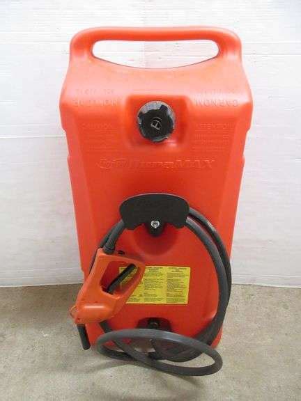 Duramax Flo N Go Portable Gas Pump With Hose And Nozzle 14 Gallon