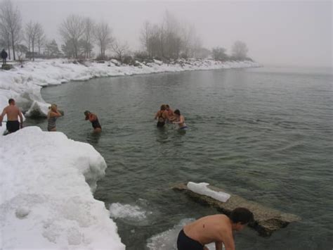 Winter Swim At Lake Ontario To Do Canada