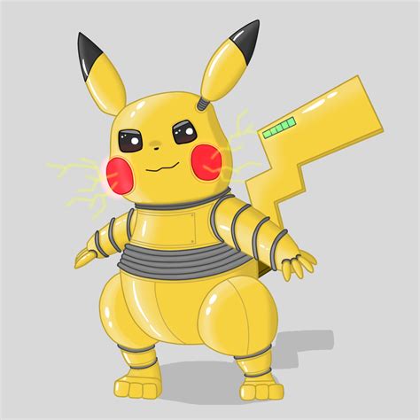 Robo Pikachu By Zeccch On Deviantart