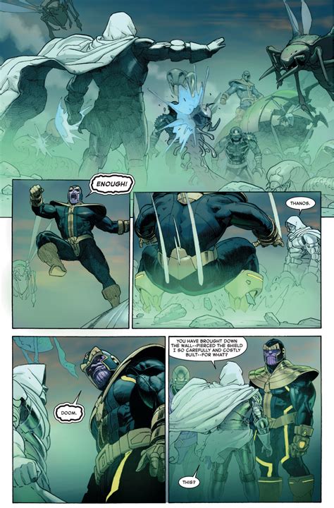 God Doom Kills Thanos Comicnewbies