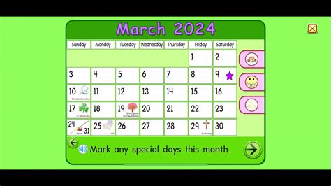 Starfall Calendar March 9 2024 Youtube