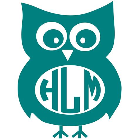 Download Library of owl monogram royalty free library png files ...