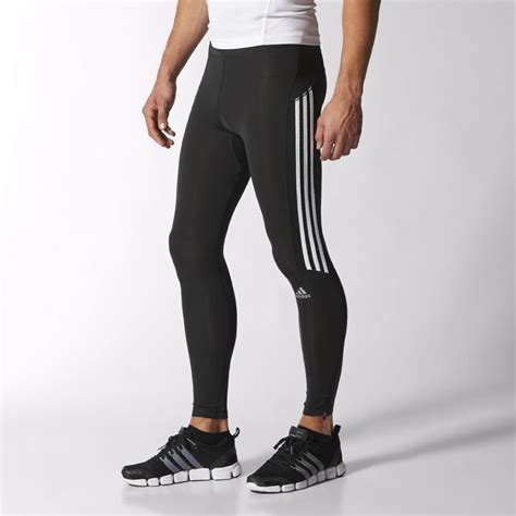 Adidas Response Long Tights White Adidas Regional Mens Athletic