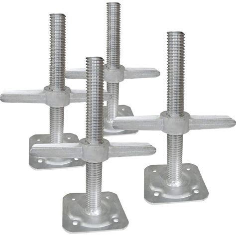 Metaltech 12 In Leveling Jacks In Galvanized Steel Safety Equipment