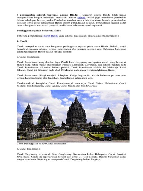 Contoh Teks Cerita Sejarah Candi Borobudur