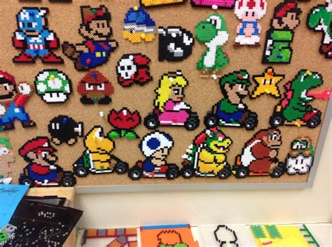 Mario Kart 64 Projects For Kids Bead Designs Perler Beads