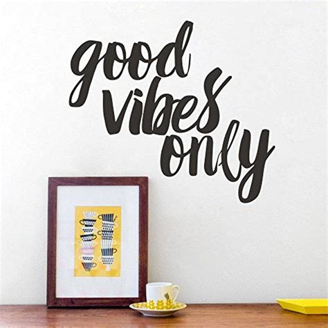 Good Vibes Only Quote Wall Sticker Maribeatty Home Bedroom Decal Decor You Can Get