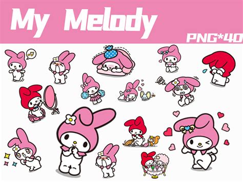 My Melodyline Stickerspng Pack By Polardayinwinter On Deviantart