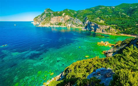 Corfu Or Kerkira Island In Ionian Sea In Greece Landscape Photography