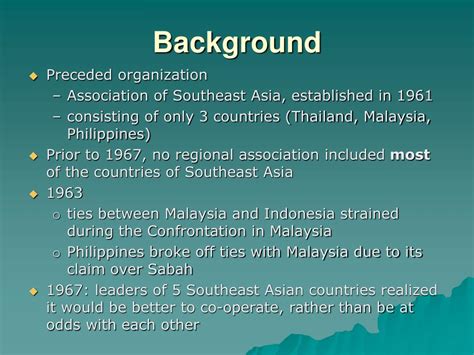 Ppt History Of Asean Powerpoint Presentation Free Download Id5505657