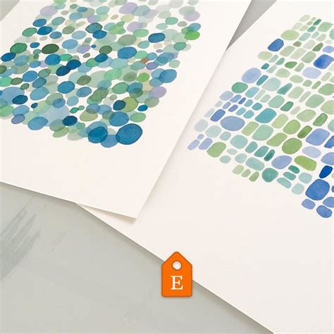 Blue Green Tones Inspired By Seaglass And The Colors Of The Sea