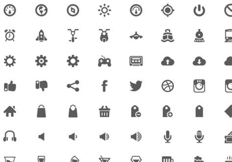 Website Icon Sets 344624 Free Icons Library