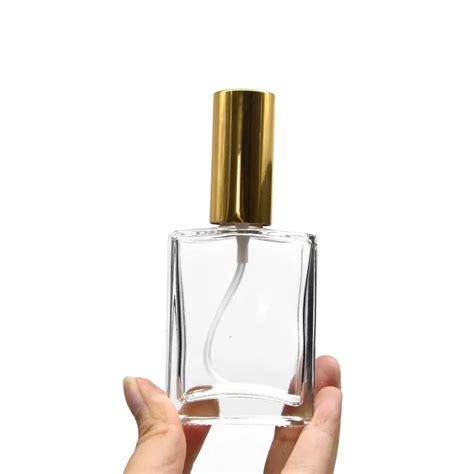 15ml 30 Ml 30ml 50ml 100ml Refillable Square Clear Perfume Spray Glass