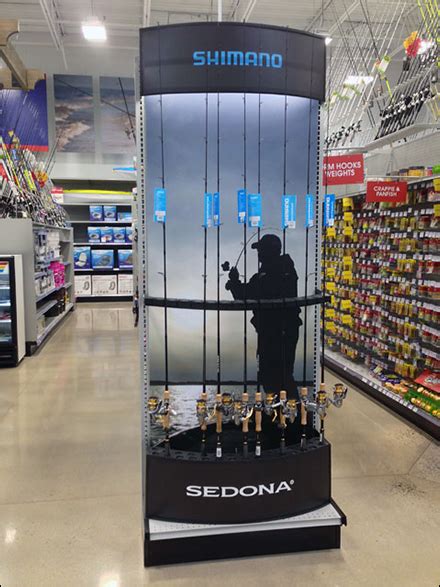 Select up to 4 products to compare. Shimano Fishing Pole Endcap Stands-Tall - Fixtures Close Up