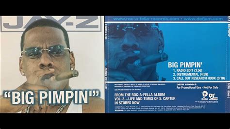 Jay Z 3 Big Pimpin Call Out Hook Jay Z Solo Version Roc A Fella Records Vol 3 Life