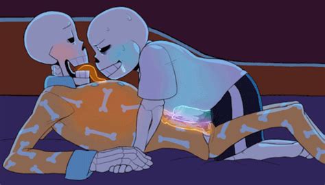 Rule 34 Animated Drool Frottage Gay Incest Pajamas Papyrus Sans Sweat Tongue Out