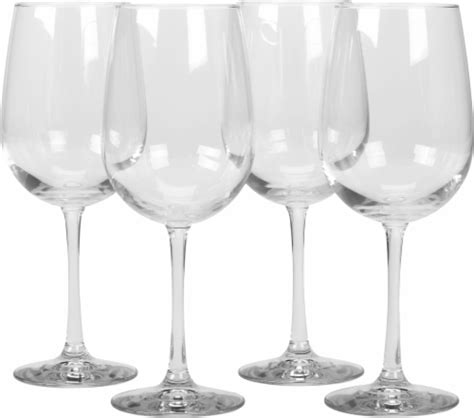 Libbey Midtown White Wine Glasses 4 Pack Clear 18 25 Ounce Ralphs