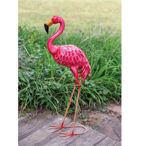Farmhouse Rustic Flamingo Garden Decor