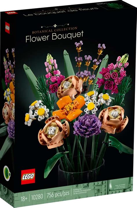 Lego flowers round petals blooms rose daisy 100 pieces picked from lot in photos. LEGO 10280 sale - Flower Bouquet - $ 49.99 lowest price
