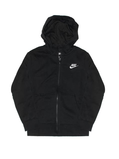 Nike Boys Black Zipped Hoodie Brandedwear Branded Wear