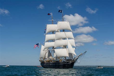 Whaling Ship Charles W Morgan Arrives In Rhode Island