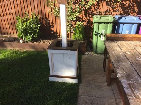 Planters That Go Around Posts Decorate Your Patio With Pretty Flowers