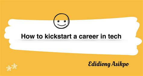How to Kickstart Your Tech Career – A Step-by-Step Guide