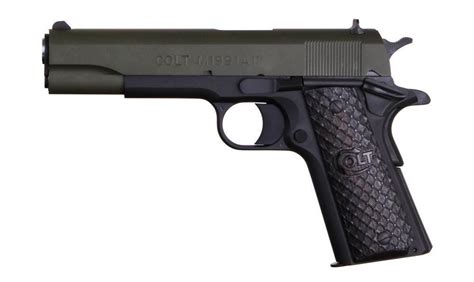 Colt Model 1991 Government 45 Acp Talo Edition 5 Od Green Slide