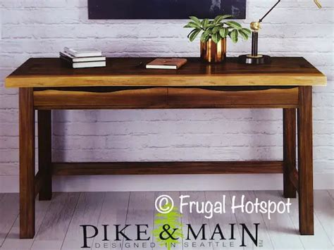 Pike And Main Live Edge Writing Desk Costco Frugal Hotspot