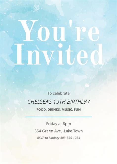 You can then send the best greeting cards for birthday and design e cards with the newest invitations maker available. Free Printable Invitation Card Templates | Lucidpress