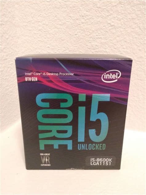 Intel Core I5 8600k Coffee Lake 6 Core Lga 1151 For Sale