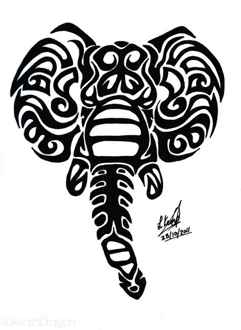 Elephant Elephant Head Tattoo Elephant Tattoo Tribal Elephant Tattoos