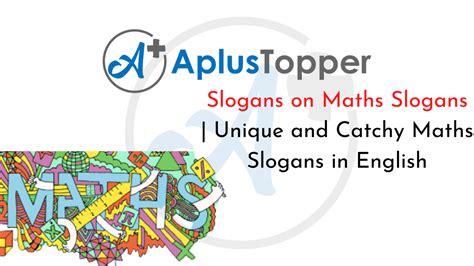 Maths Slogans Unique And Catchy Maths Slogans In English A Plus Topper