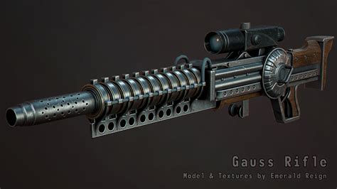 Gauss Rifle Fallout 4 Gauss Rifle Retexture At Fallout 4 Nexus Mods
