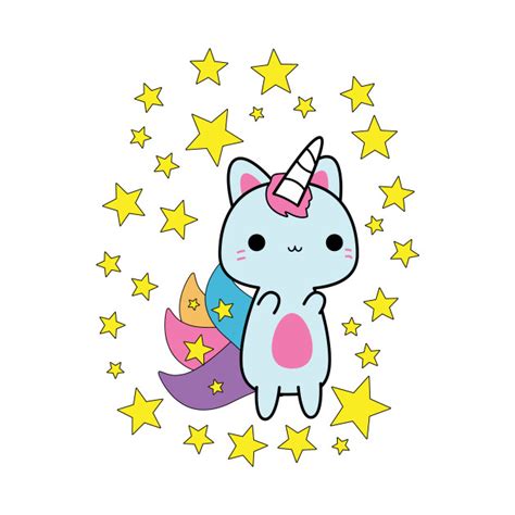 kawaii cute unicorn cat unicorn cat t shirt teepublic