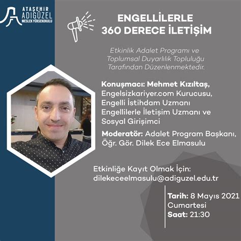 Engellilerle 360 Derece İletişim | Ataşehir Adıgüzel Meslek Yüksekokulu