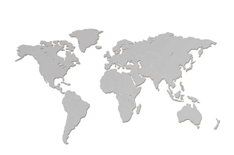 World Map Cut Out World Map