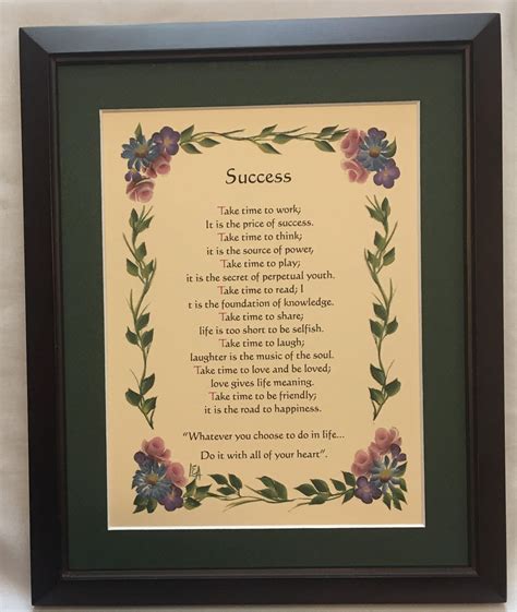 Success Inspirational Poems Inspirational Ts Religious Poems Etsy