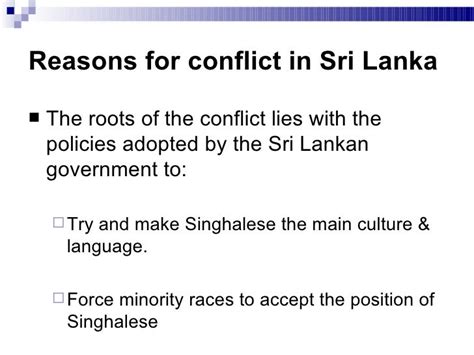 Sec3 Chapter4 Conflict In Multi Ethnic Societies Sri Lankaslidesha