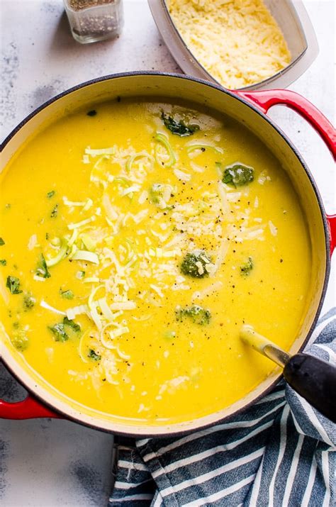 Add the lentils, stock, coriander, and cumin, and stir to combine. Healthy Broccoli Cheese Soup (Video) - iFOODreal